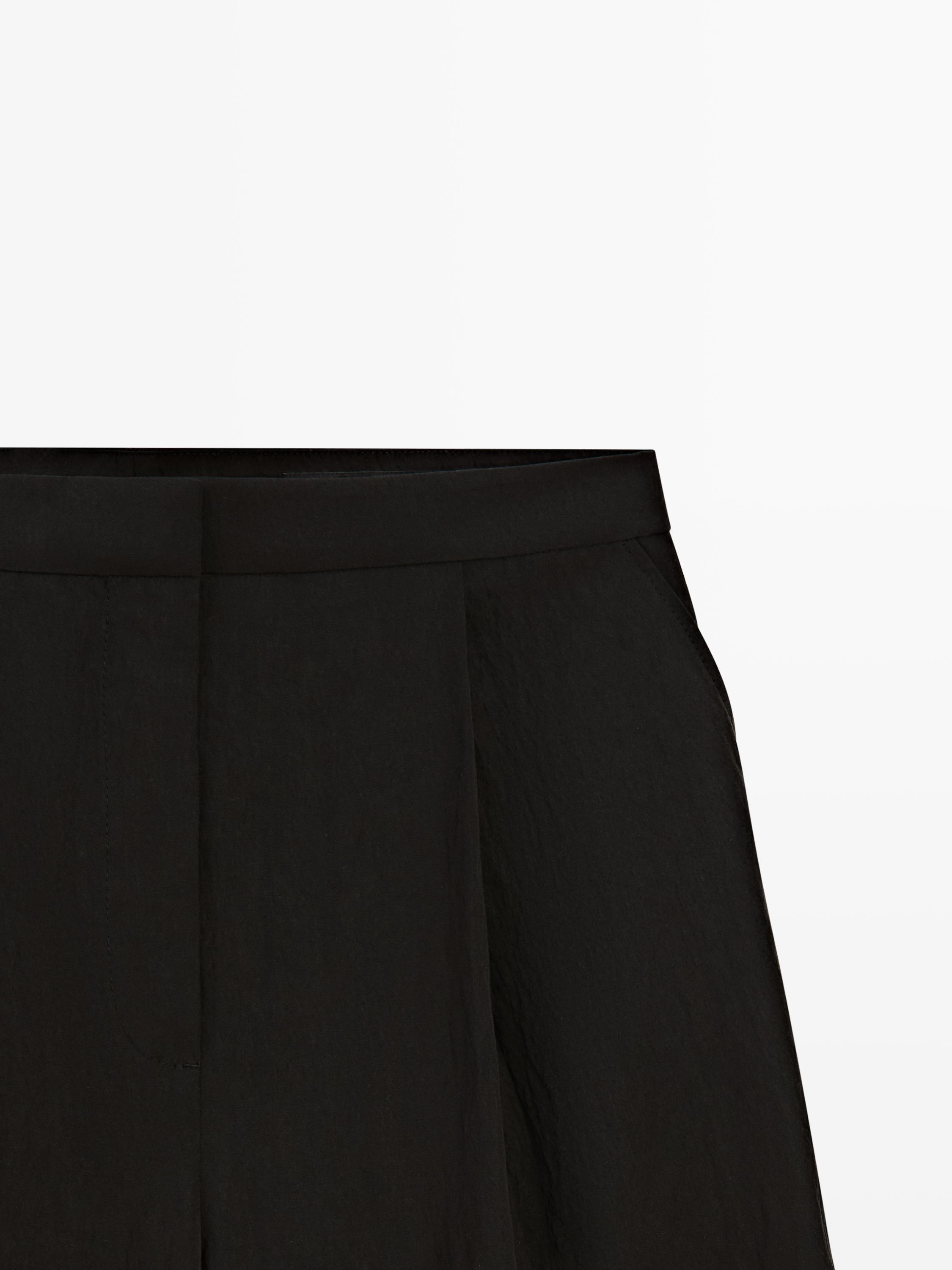 Technical fabric Bermuda shorts